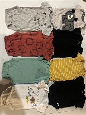 Mixed Baby Onesie Lot - Multi Color Pack
